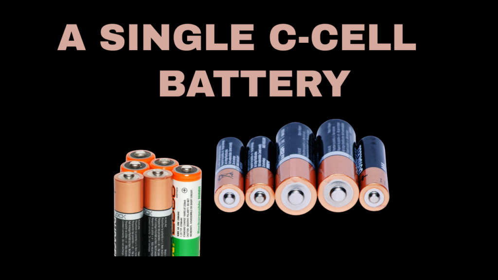 A Single C-Cell Battery