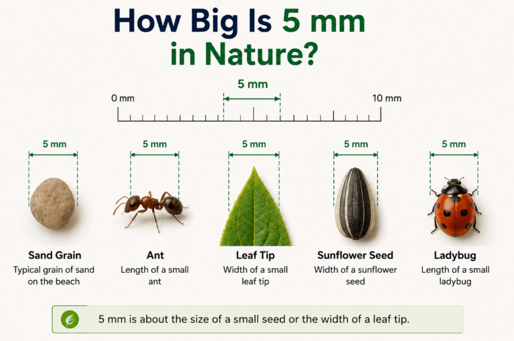 How Big Is 5 mm in Nature?